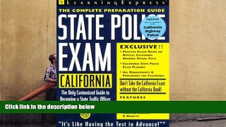 Popular Book  State Police Exam: California: Complete Preparation Guide (Learningexpress Law