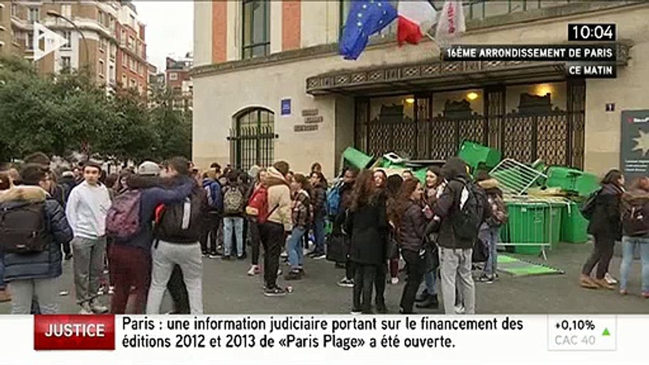 EN DIRECT - #BlocusPourThéo des lycées à Paris: Des incidents ont éclaté