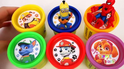 Paw Patrol Play Doh Surprise Eggs Toys Marvel Avengers Lego MLP Hello Kitty Spongebob