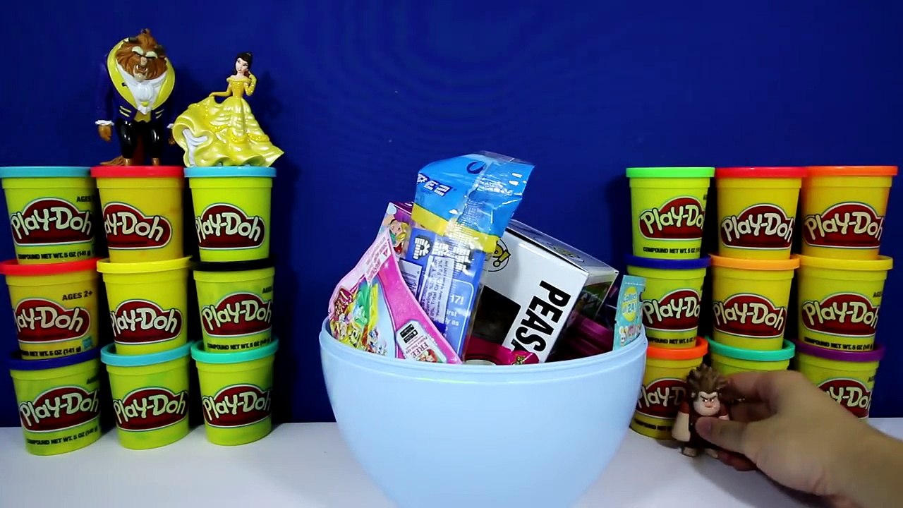 GIANT AURORA Surprise Egg Play Doh Special - Disney Princess Sleeping Beauty Toys + Palace