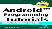 Download [PDF] Android Programming Tutorials, 2nd Edition Popular Collection