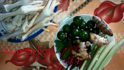 Chân gà ngâm sả ớt chua ngọt