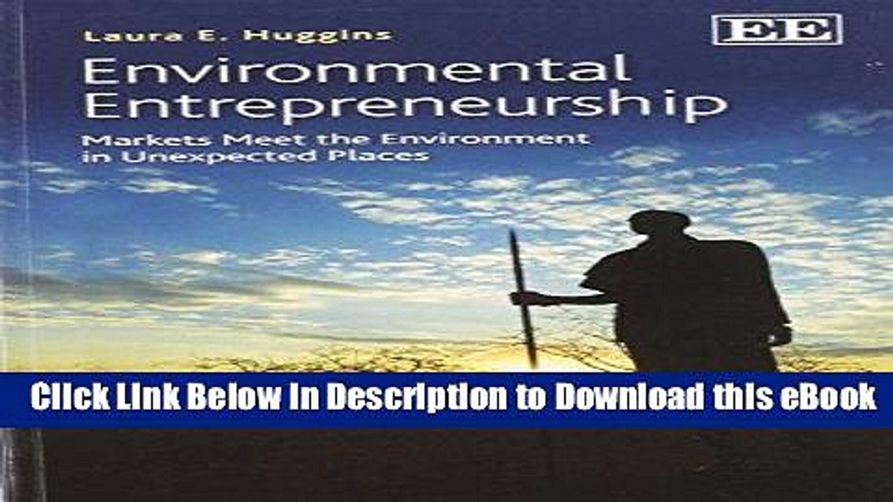 Download [PDF] Environmental Entrepreneurship: Markets Meet the Environment in Unexpected Places