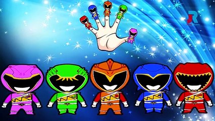 Finger family with power rangers #ABC Songs for Children #New Surprise Eggs SPIDER MAN