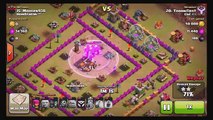 TH9 3 Star (Lower Level Heroes) Attack strategy /clan war /clash of clans