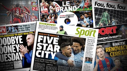 Le salaire hallucinant qui attend Rooney en Chine, l'improbable rumeur d'un échange Cavani-Benzema