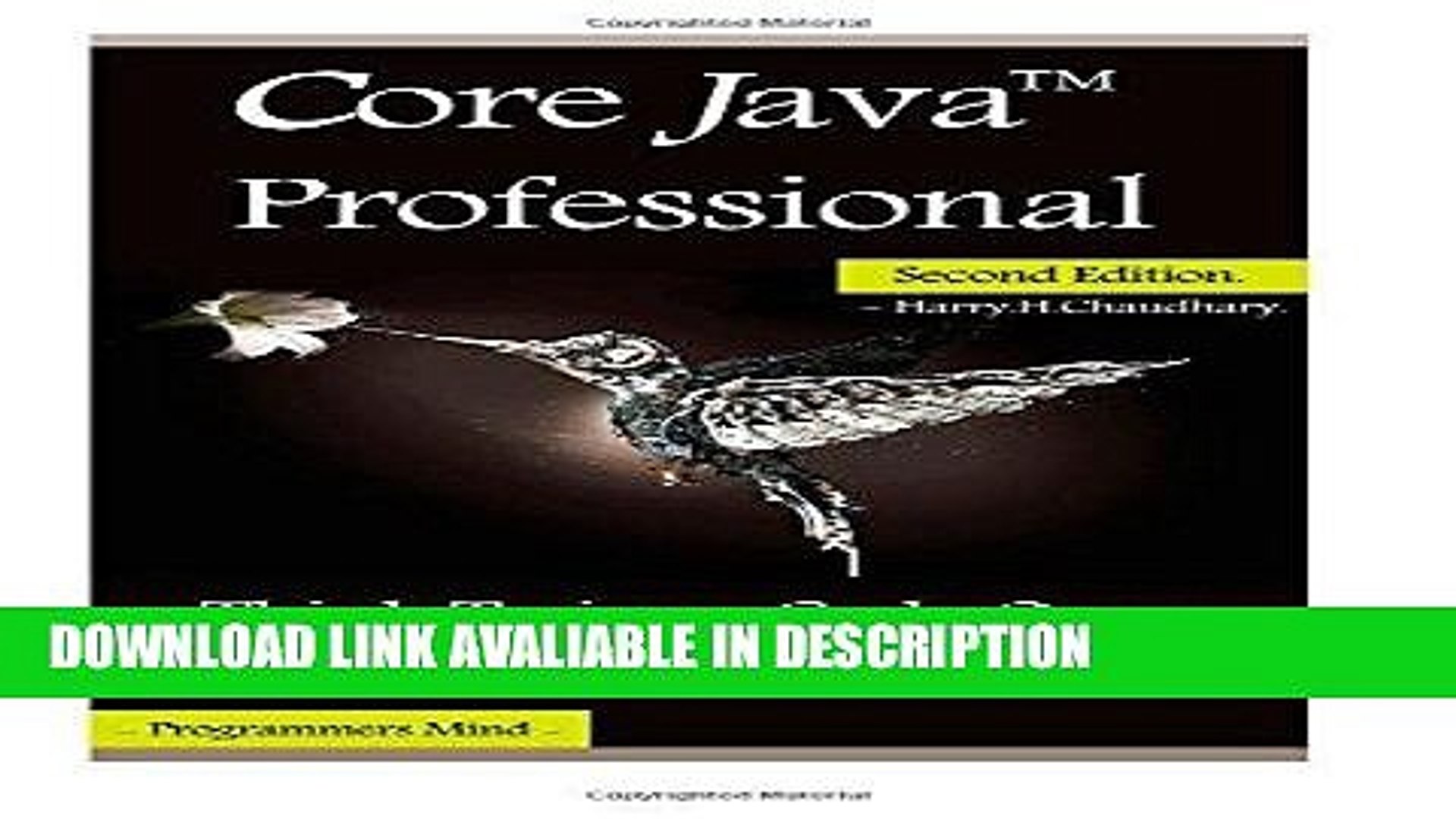 PDF Free Core Java Professional :: Think Twice - Code Once, Complete Java Programming Guid Full