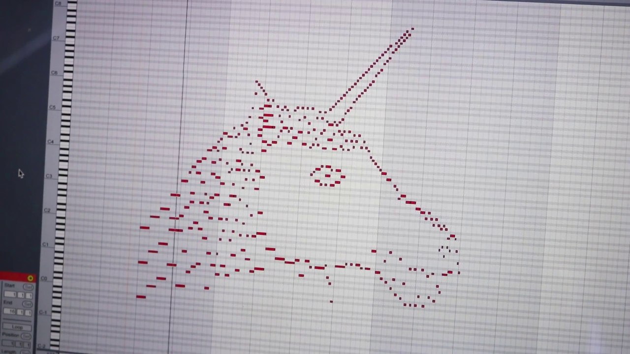 Composer de la musique avec une tête de licorne informatisée... WTF