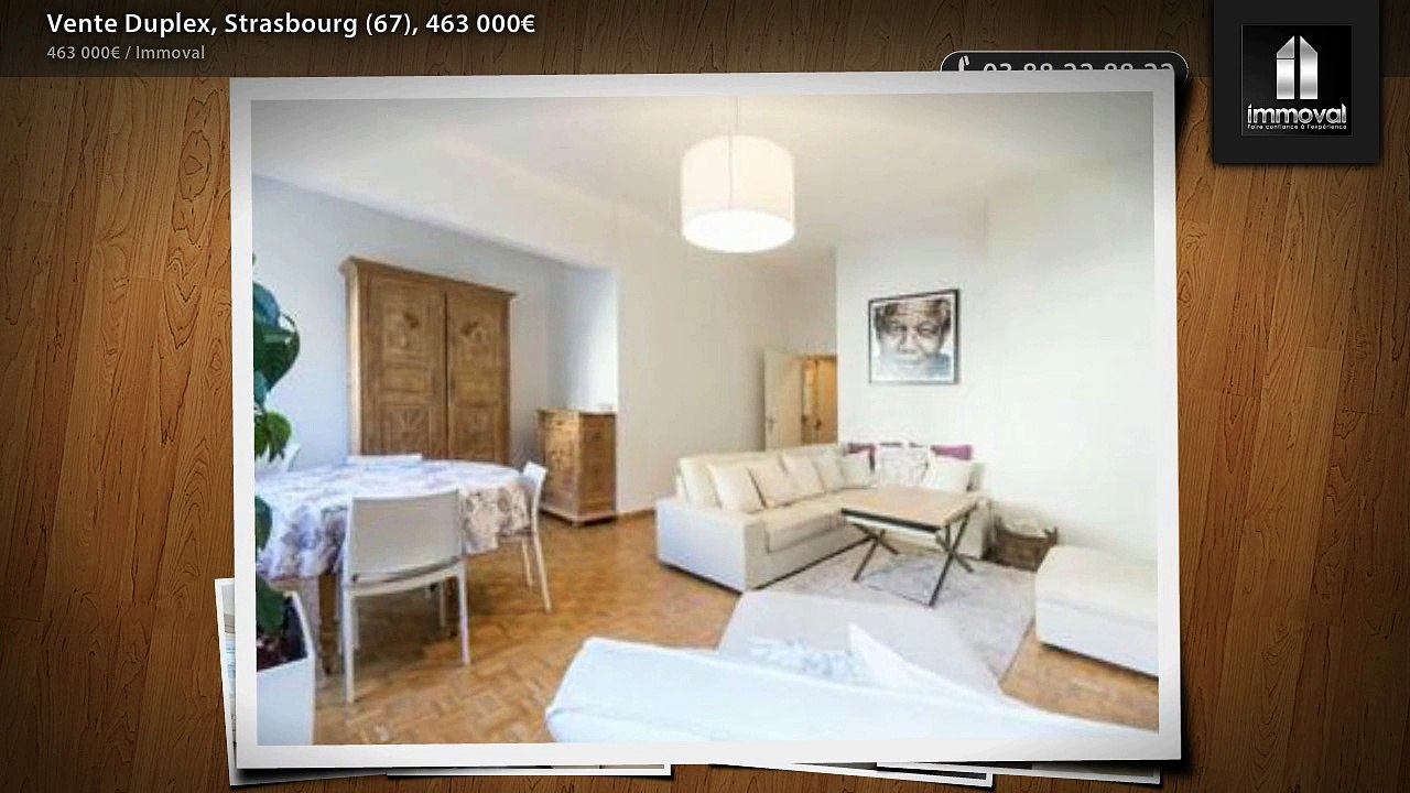 Vente Duplex, Strasbourg (67), 463 000€