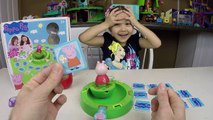 FUN PEPPA PIG TUMBLE & SPIN GAME Surprise Egg Minions Silly Funny Memory Activity Kids Sur