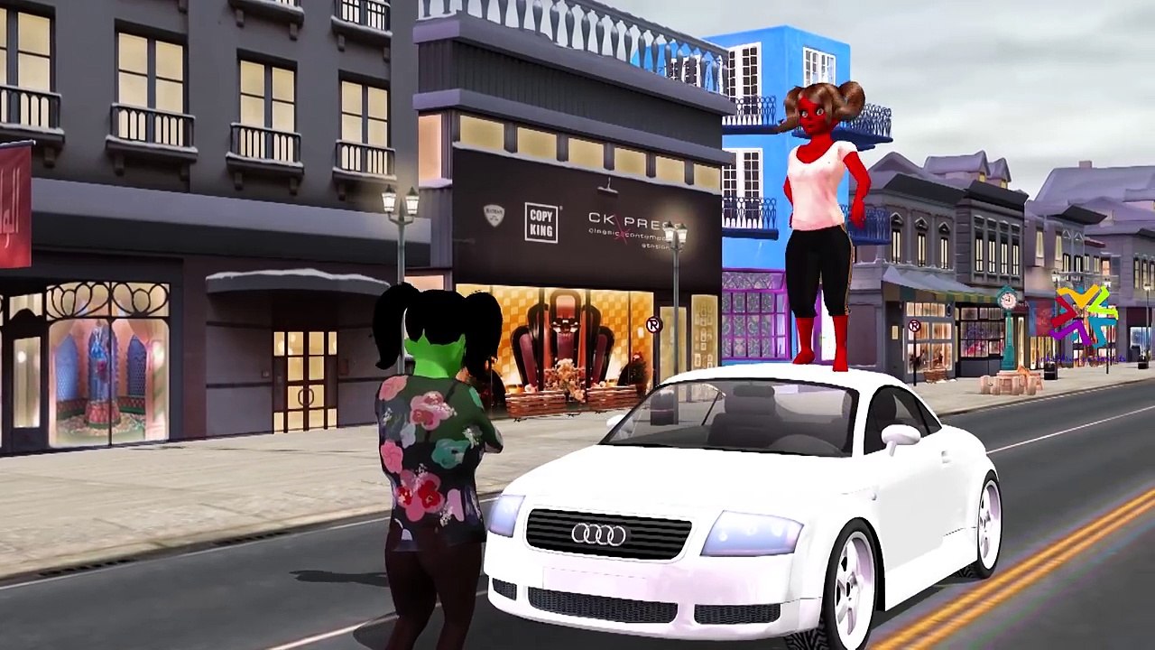 Red Hulk Cartoon Finger Family Nursery Rhymes | Superheroes daddy finger song