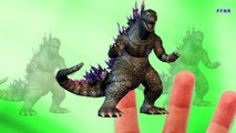 Godzilla Finger Family | Godzilla Ring Ringa Roses & More Nursery Rhymes Collection For Ch