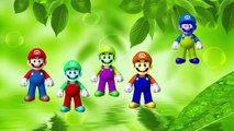 Finger Family Nursery Rhymes For Children Super Mario Cartoons For Kids | Finger Family Rh