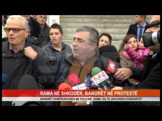 RAMA NË SHKODËR, BANORËT NË PROTESTË