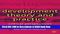 Download Free Development Theory and Practice: Critical Perspectives Free ePub Download