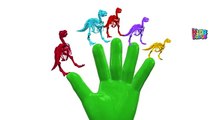 Crazy Dinosaurs Finger Family Children Nursery Rhymes | Dinosaurs Cartoon Finger Family Songs