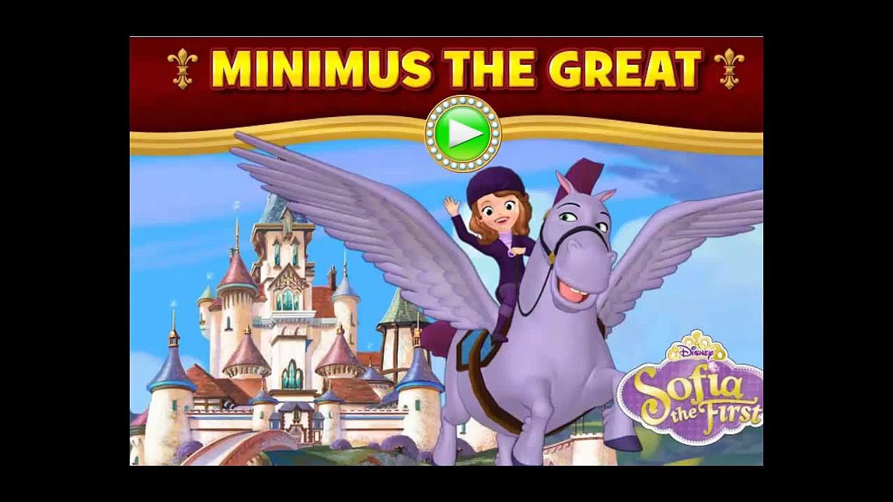 Sofia the First: Minimus the great. Disney Movie Cartoon Game for Kids in English