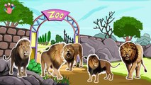 Lion King Cartoon Finger Family Rhyme for Children | Lion Finger Family Nursery Rhymes