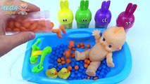 Learn Colors M&Ms Chocolate Candy Baby Doll Bath Time Surprise Toys Sofia the First Princ