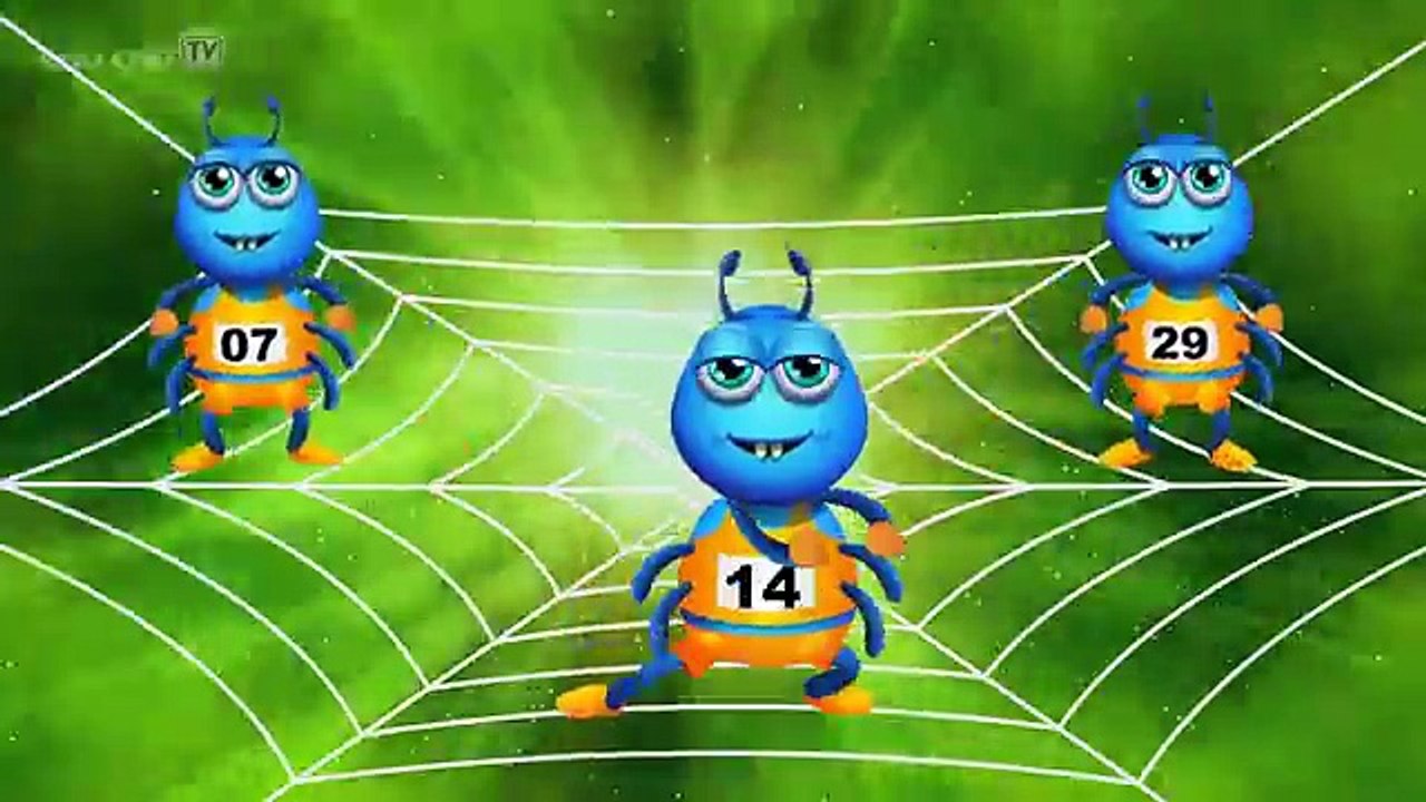 Itsy Bitsy Spider canción infantil Con Letra de dibujos animados Animación Rimas y Canciones para Niños