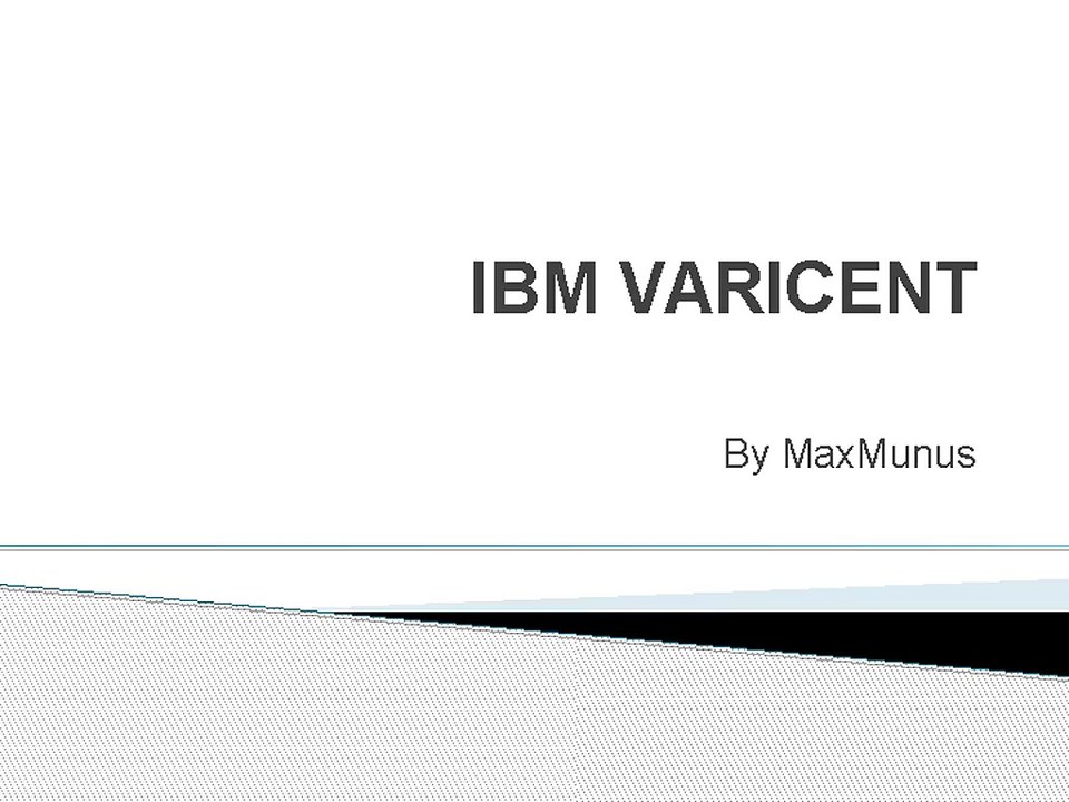 IBM_VARICENT ONLINE TRAINING BY MAXMUNUS