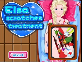 Elsa Scratches Treatment - Bear Attack on Elsa - Doctor Game For Kids