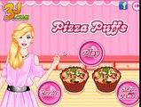 Barbies Pizza Puffs - Barbie Games for Kids - Cartoon for children Barbie Princess Newbor