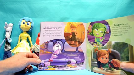 Inside Out Movie Toys Play a Sound Storybook Joy Anger Fear Disgust Sadness Riley by Disne