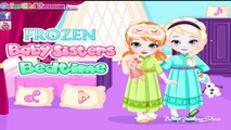 Frozen Baby Sisters Bedtime - Princess Elsa and Anna Dress Up Game for Kids