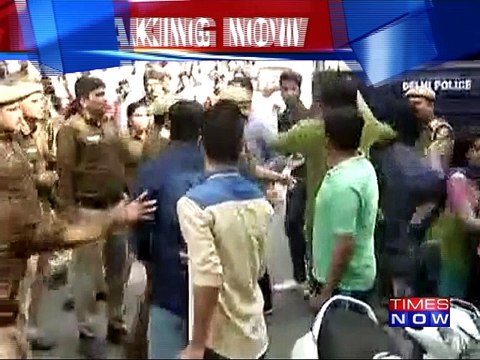 Clashes Between AISA, ABVP Over Umar Khalid's Talk In DU