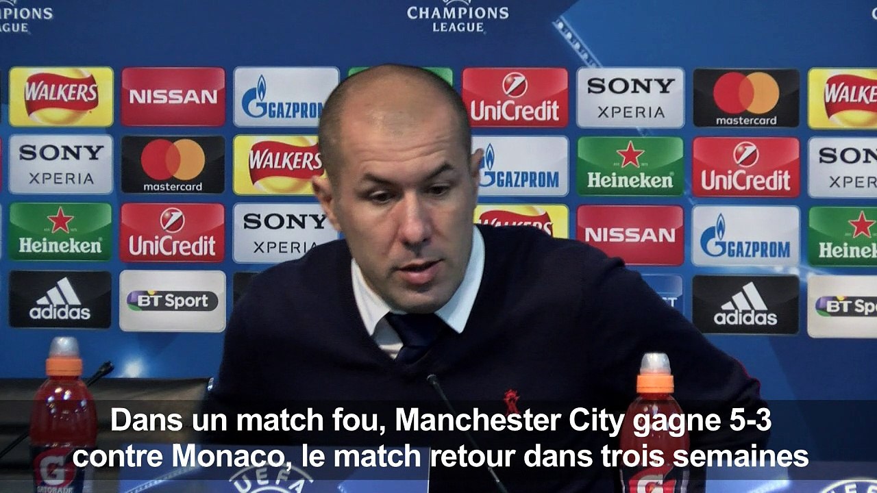 Manchester City bat Monaco 5-3 dans un match fou
