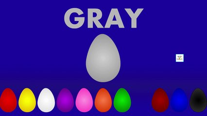 Animados Sorpresa de los Huevos de Pascua para el Aprendizaje de los Colores de la Parte I