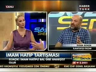 İhsan Eliaçık  Kafası çalışan İmam Hatipli ateist