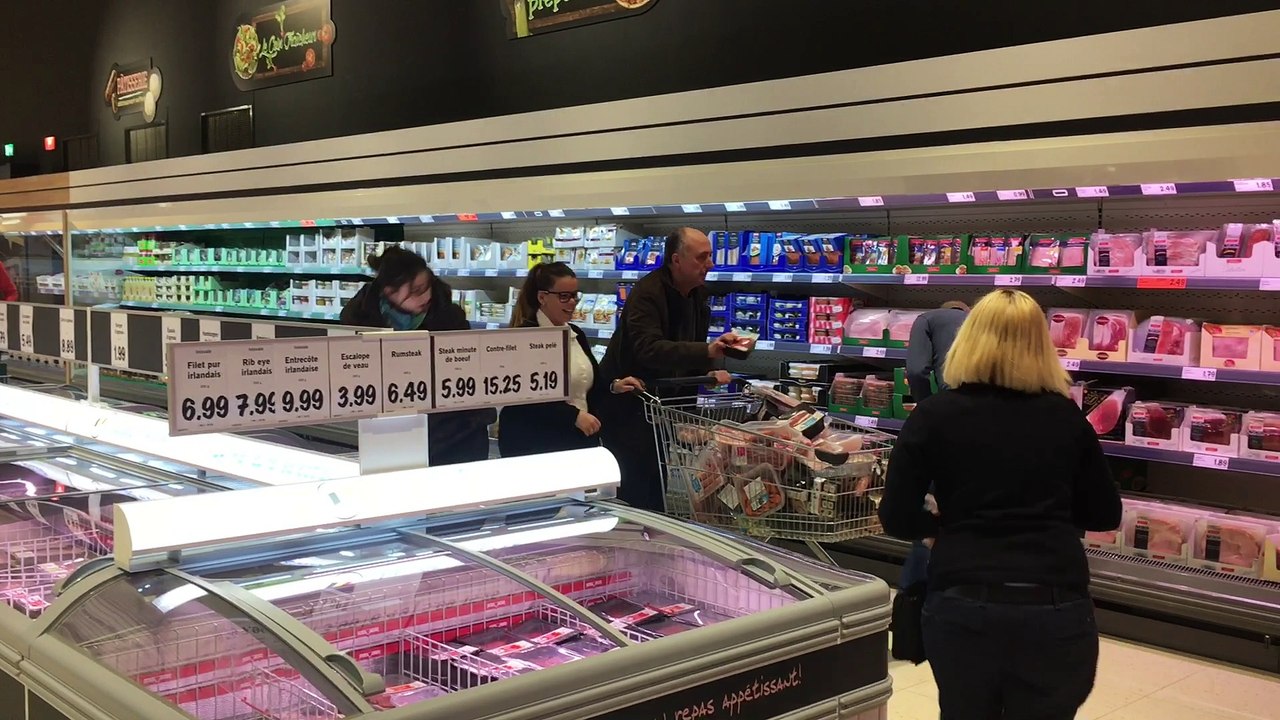 Shopping gratuit au Lidl de Ghlin