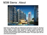 M3M Sierra 2BHK Apartments Gurgaon @ 9266629901