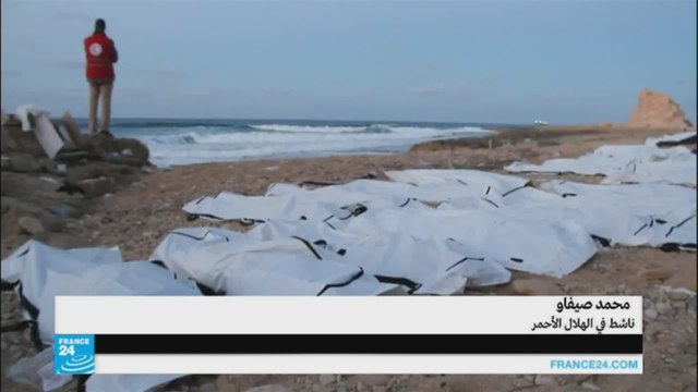 العثور على جثث 74 مهاجرا على الشواطئ الليبية