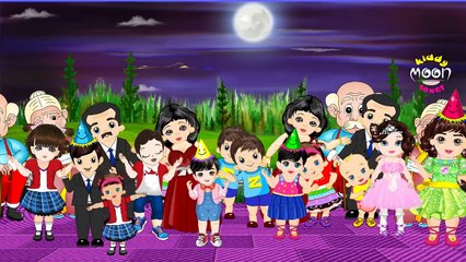 Finger Family ( A Sweet Finger Family ) Kiddy moon songs Nursery rhymes