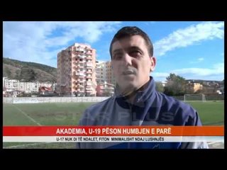 AKADEMIA, U-19 PËSON HUMBJEN E PARË