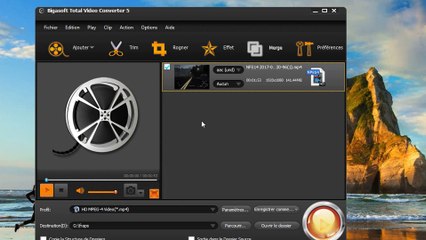 Bigasoft total video converter 5 les effets