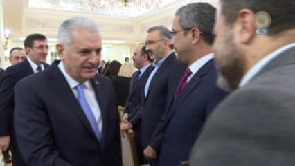 Ankara) Başbakan Yıldırım, Medya Kuruluşlarının Temsilcileriyle Buluştu