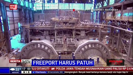 Descargar video: Freeport Harus Tunduk Aturan Pemerintah dan UU