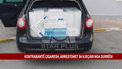 KONTRABANDË CIGARESH, ARRESTOHET 54-VJEÇARI NGA DURRËSI