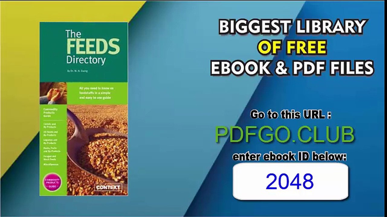 The Feeds Directory Commodity Products v. 1