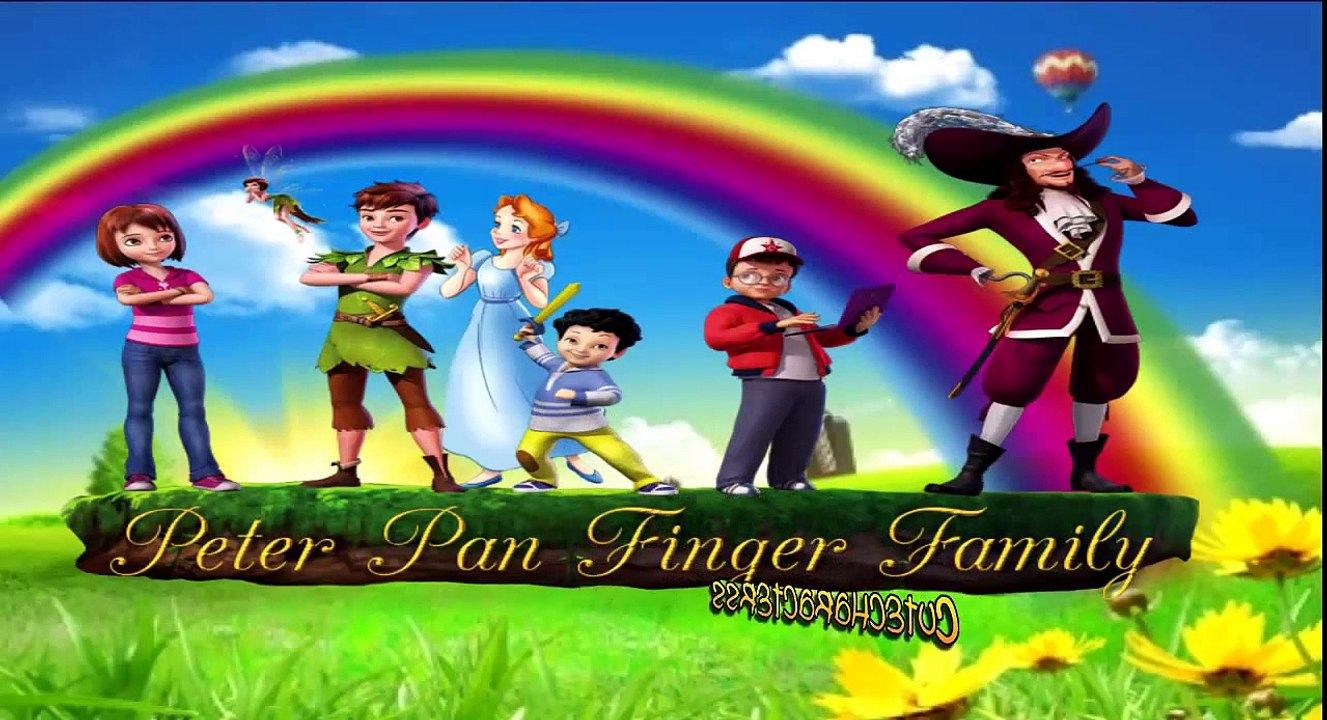 Disney Peter Pan Daddy Finger Family | Kids Songs Nursery Rhymes cartoon for Children