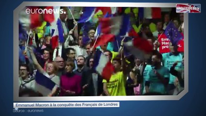 Emmanuel Macron à la conquête des Français de Londres