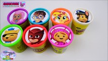 Learn Colors Disney Nick Jr Umizoomi PJ Masks Dora Toys Play Doh Surprise Egg and Toy Coll