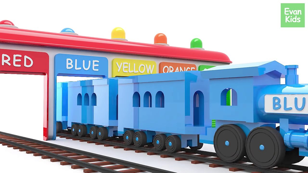 Learning Colors with Color Train for Kids Children Toddlers - EvanKids
