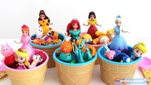 Learn Colors Play Doh Surprise Eggs! Disney Princess Angry Birds Finding Dory Toys * Rainb