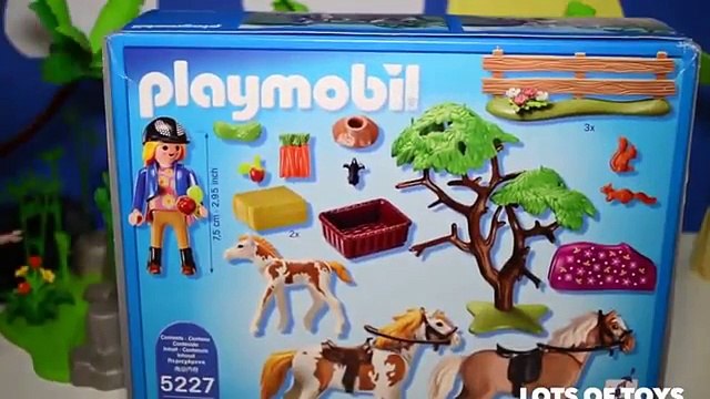 Horses! Horses! Horses! Surprise Eggs! Playmobil Horse Stable, Paint Set, and More!!