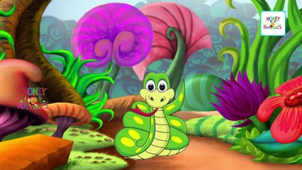 Snake Finger Family Rhymes || Frozen Cartoon Children Nursery Rhymes Collection